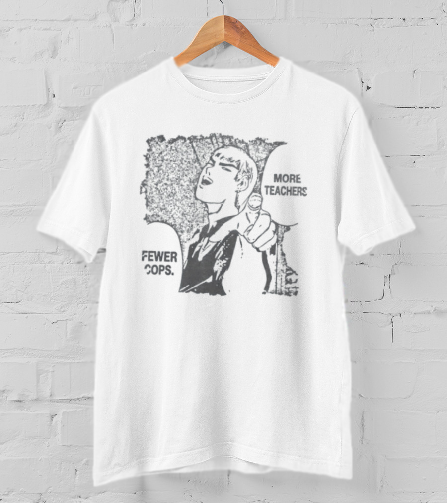 More Teachers Fewer Cops Eikichi Onizuka Great Teacher Onizuka Anime Manga Series T-Shirt