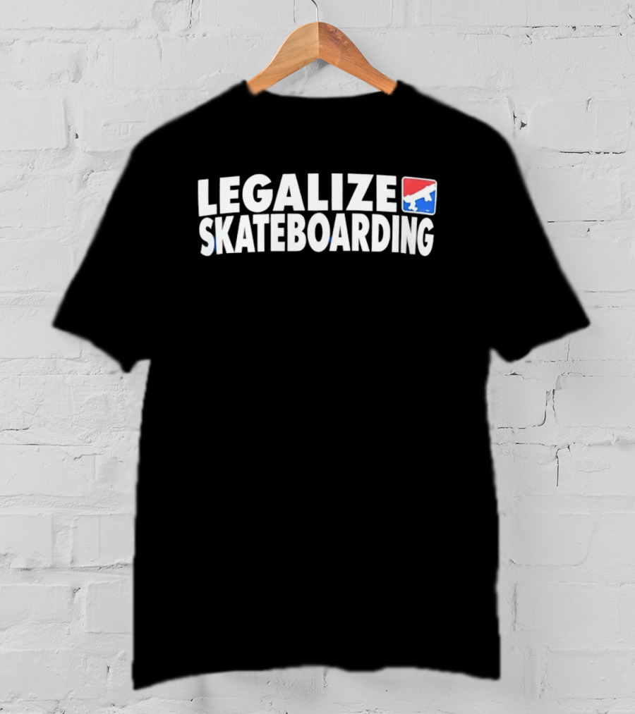Legalize Skateboarding Skater Culture Movement T-Shirt