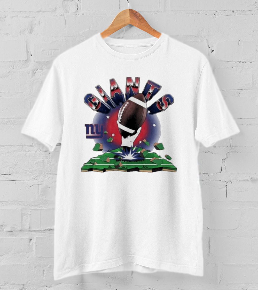 New York Giants 2026 Explode Clubhouse Football Hand Stars Ny T-Shirt