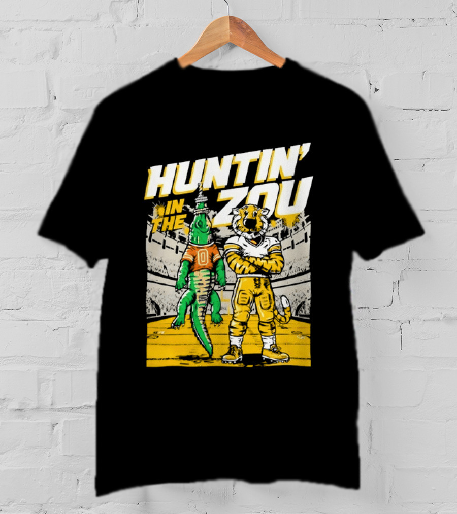 Huntin' In The Zou Missouri Tigers Stadium Rivalry T-Shirt