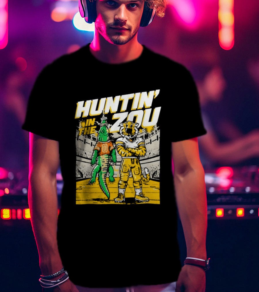 Huntin' In The Zou Missouri Tigers Stadium Rivalry T-Shirt