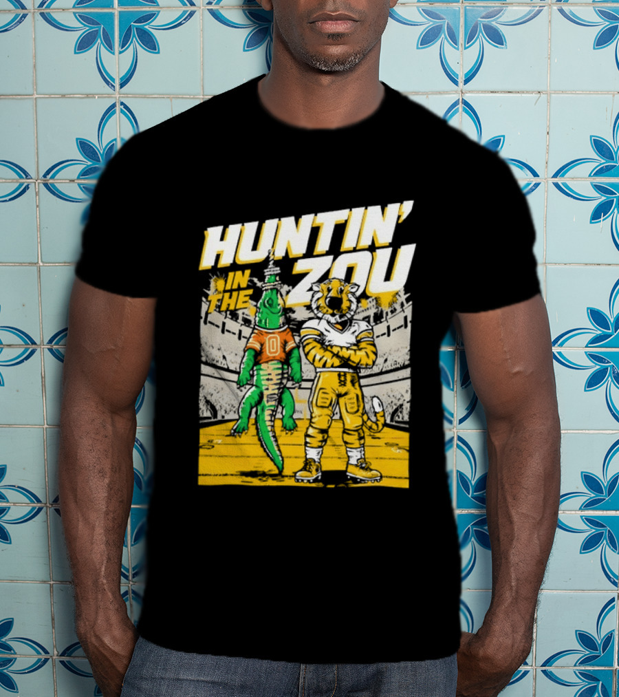 Huntin' In The Zou Missouri Tigers Stadium Rivalry T-Shirt