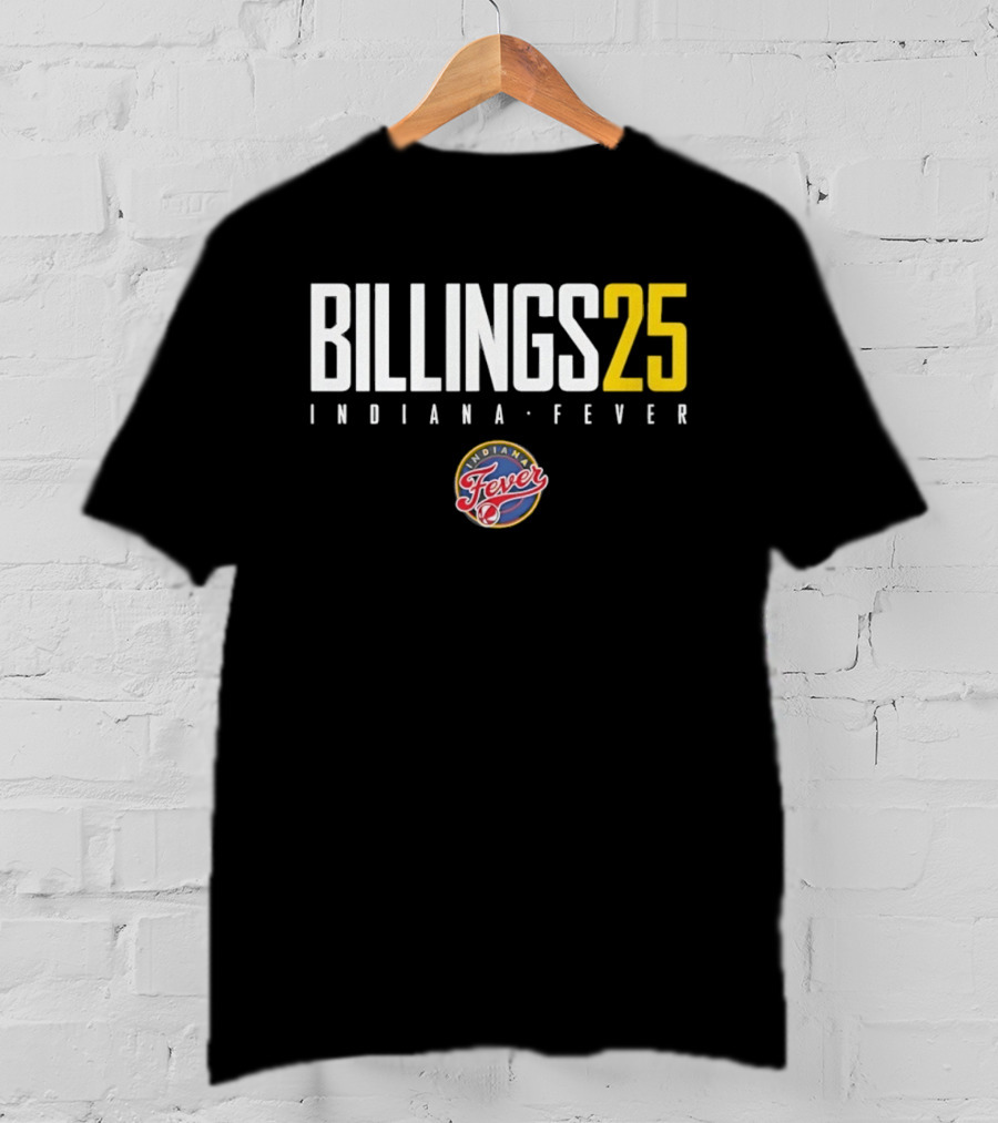 Billings 25 Indiana Fever WNBA Fever T-Shirt