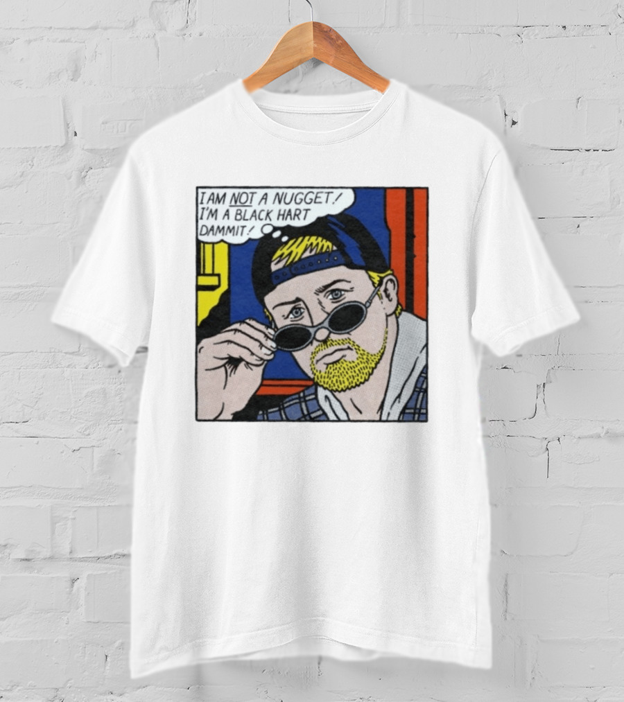 I Am Not A Nugget I'm A Black Hart Dammit Retro Comic T-Shirt