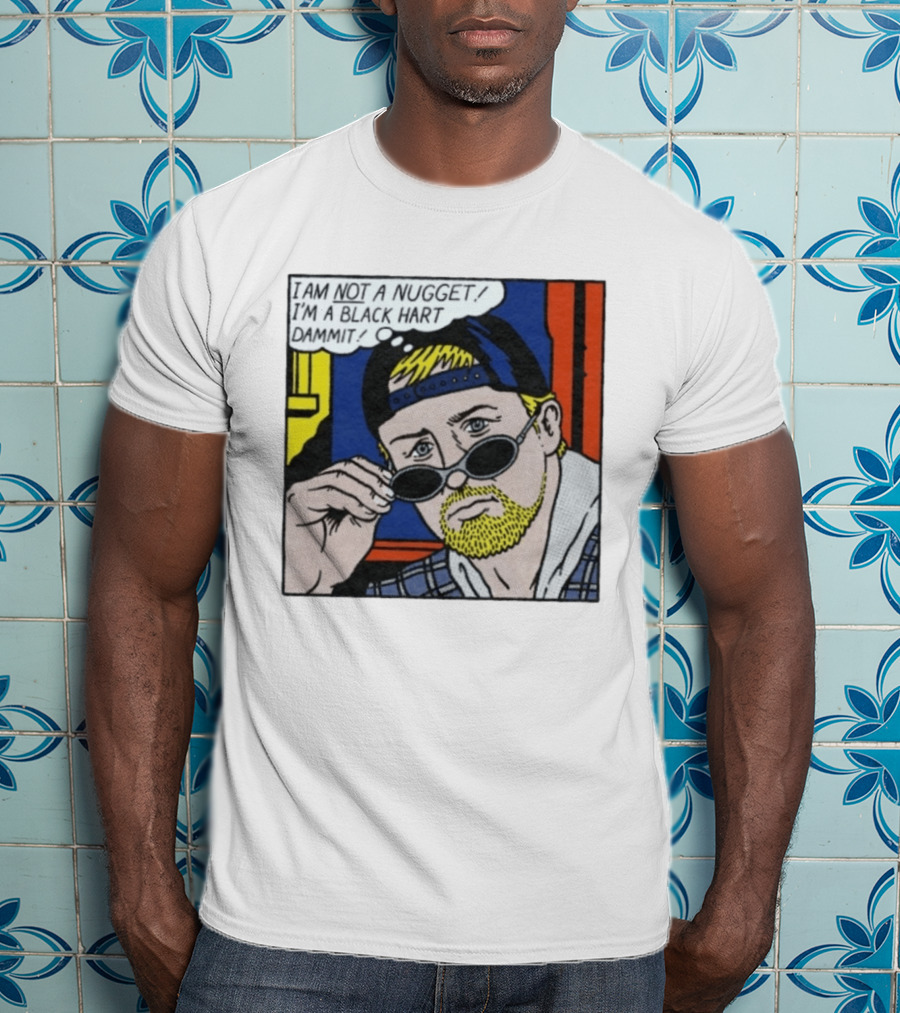 I Am Not A Nugget I'm A Black Hart Dammit Retro Comic T-Shirt
