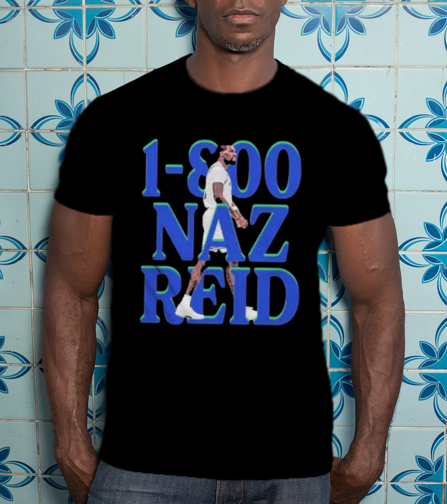 1 800 Naz Reid Minnesota Timberwolves Basketball T-Shirt