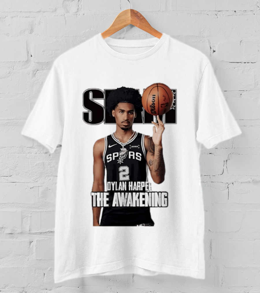 Dylan Harper 2 San Antonio Spurs The Awakening Slam NBA Basketball Cover T-Shirt