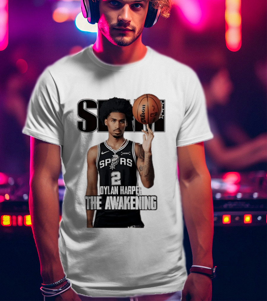 Dylan Harper 2 San Antonio Spurs The Awakening Slam NBA Basketball Cover T-Shirt