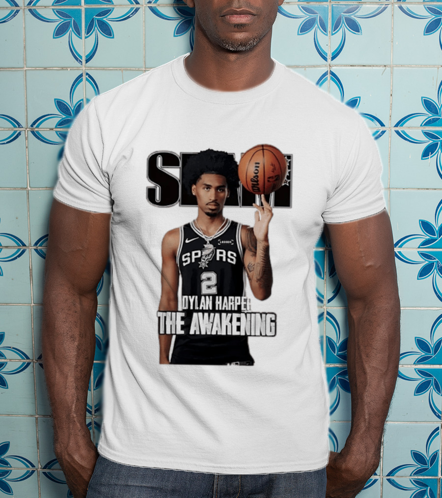 Dylan Harper 2 San Antonio Spurs The Awakening Slam NBA Basketball Cover T-Shirt