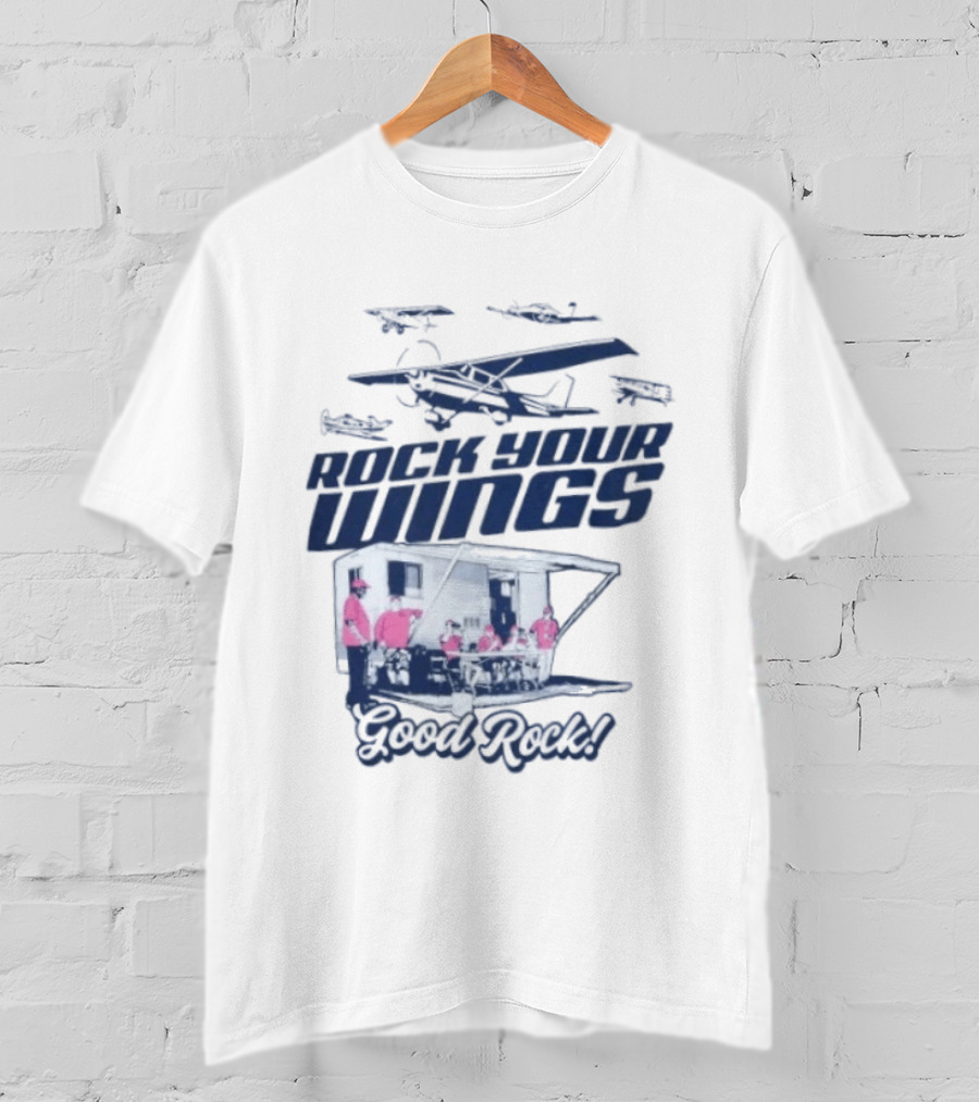EAA AirVenture 2026 Rock Your Wings Good Rock Airplane Gathering T-Shirt