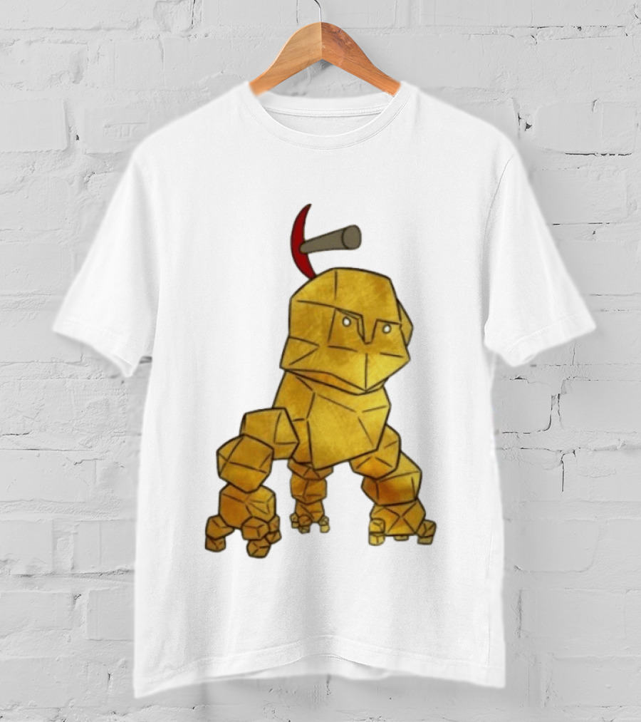 San Francisco 49ers Gold Rock Golem Miner Pickaxe T-Shirt
