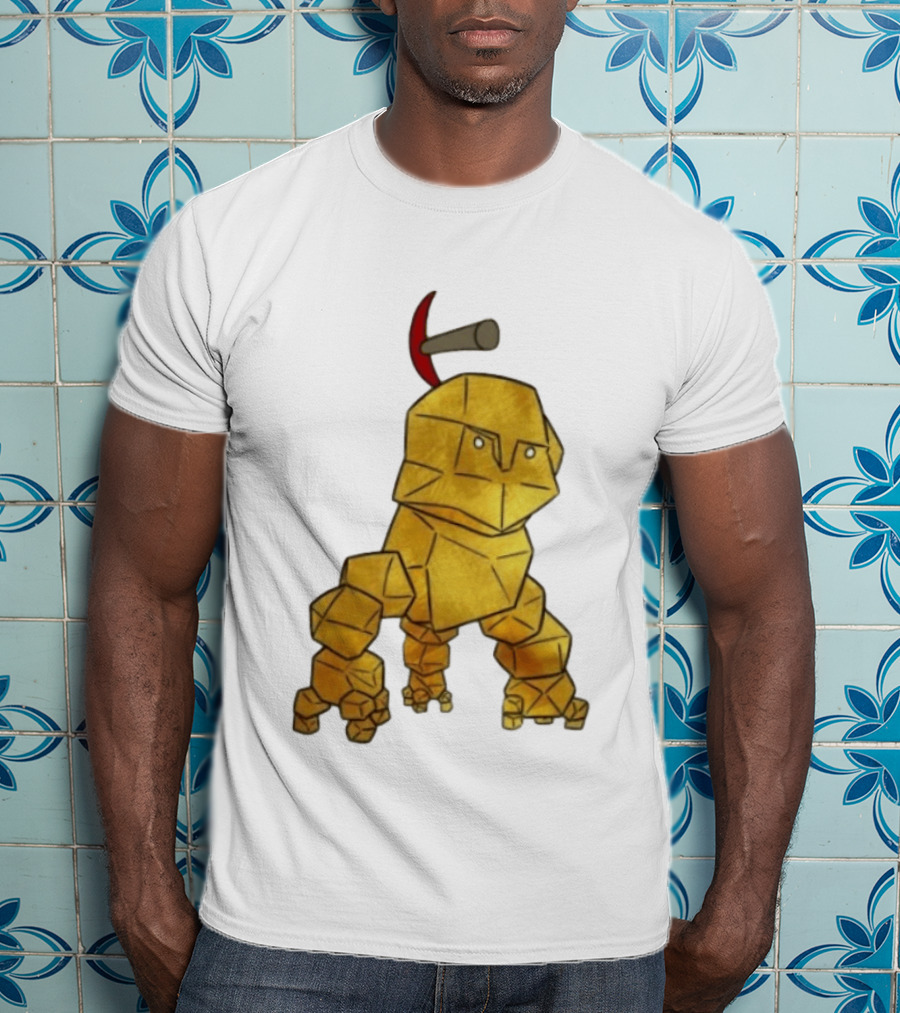 San Francisco 49ers Gold Rock Golem Miner Pickaxe T-Shirt