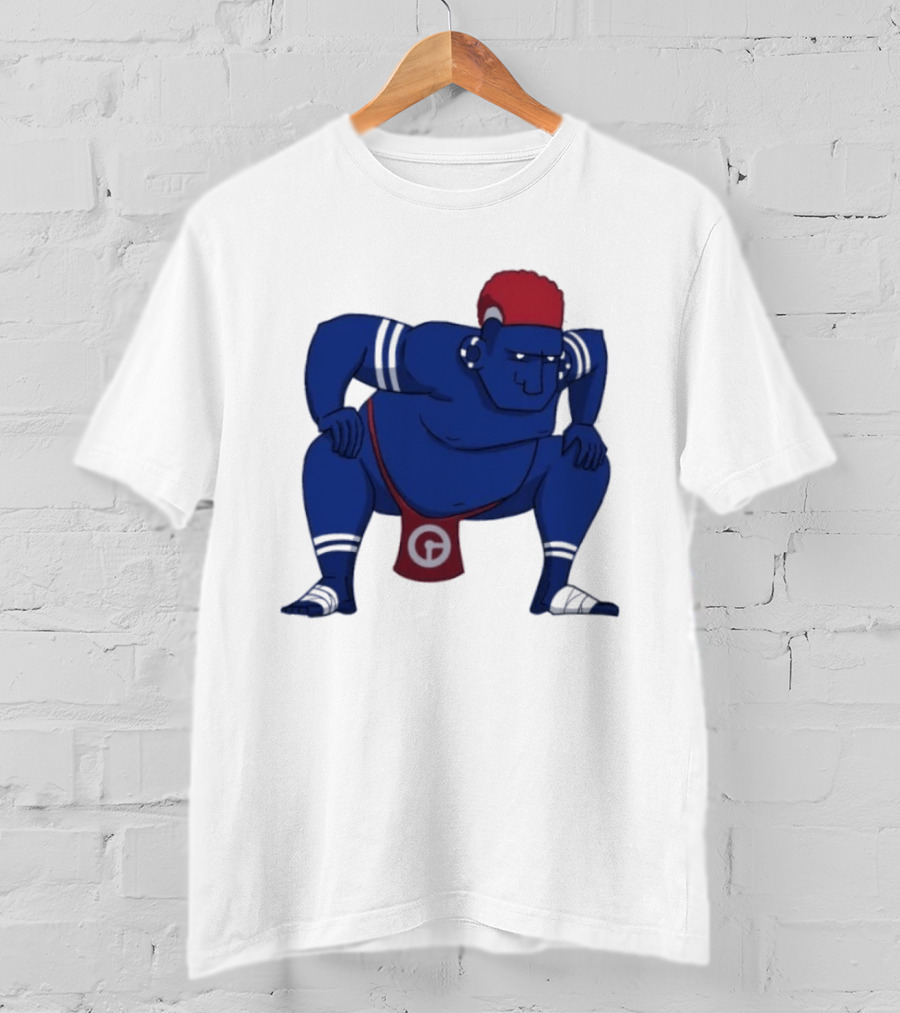 Hariyama Pokemon New York Giants Sumo Wrestler T-Shirt