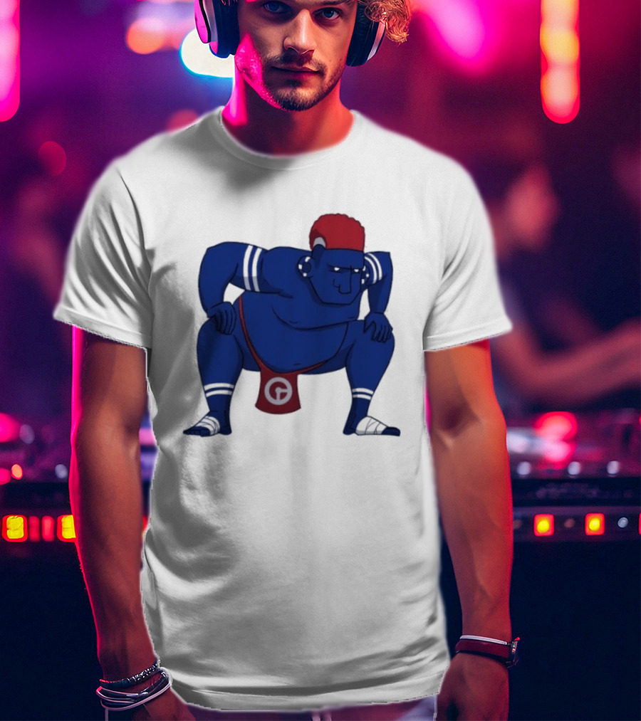 Hariyama Pokemon New York Giants Sumo Wrestler T-Shirt