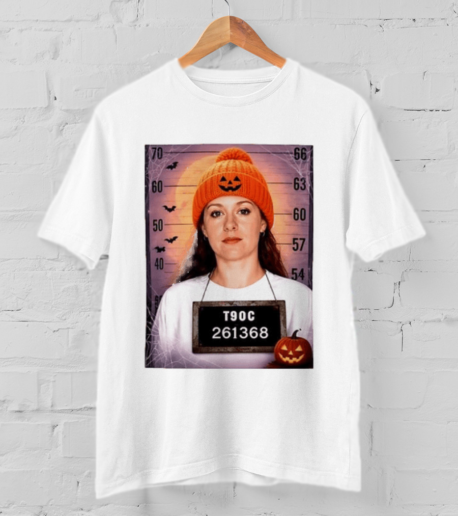 T90C Halloween Shot Pumpkin Hat 261368 T-Shirt
