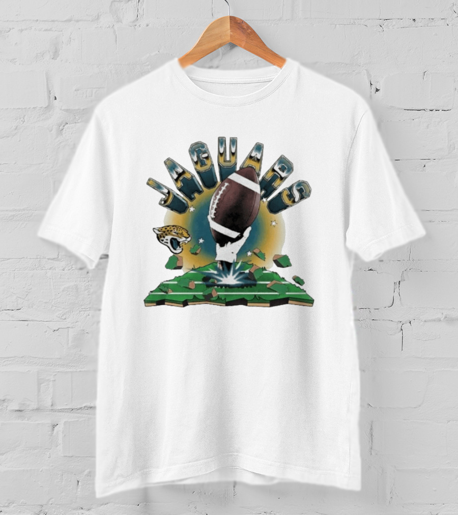 Jaguars Football 2026 Explode Clubhouse Jacksonville T-Shirt