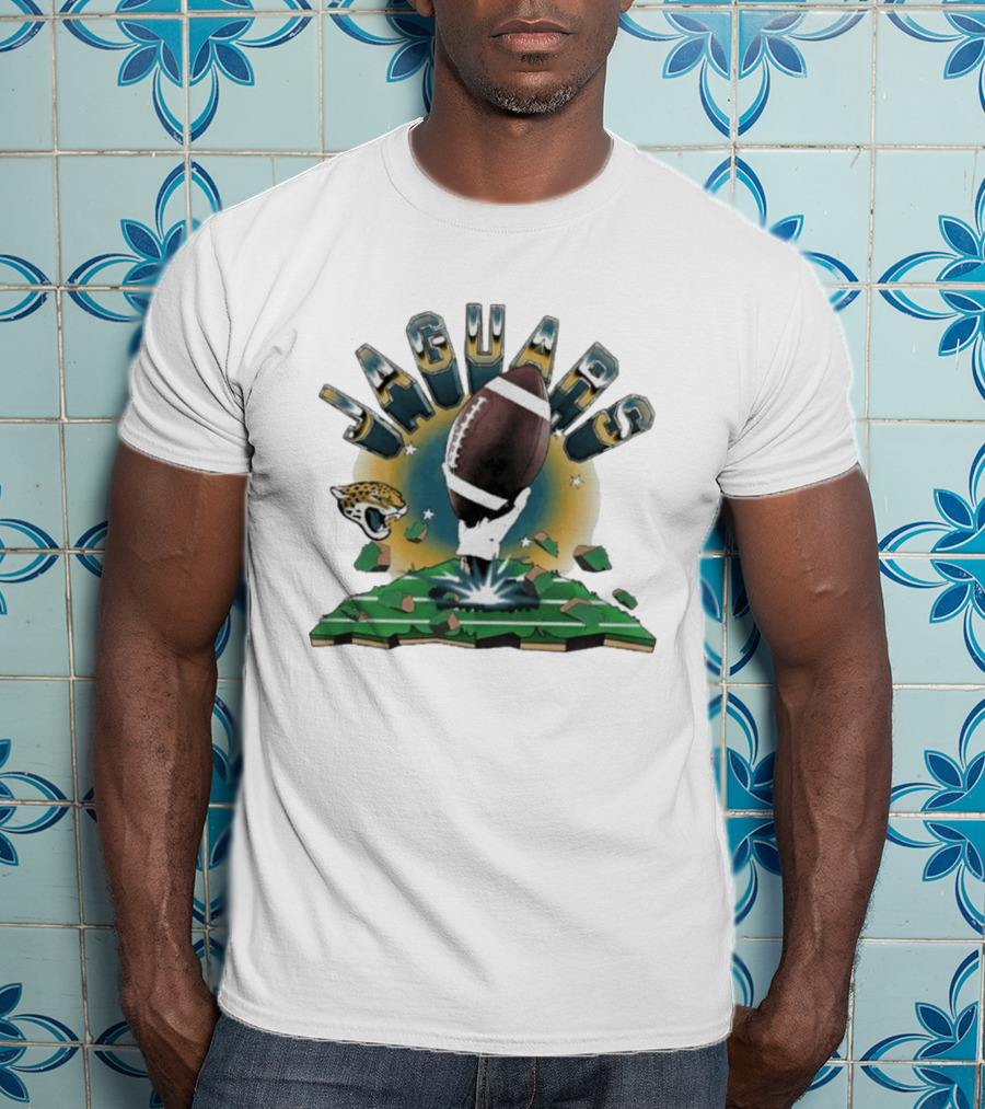 Jaguars Football 2026 Explode Clubhouse Jacksonville T-Shirt