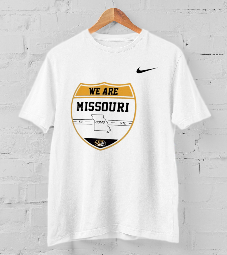 Missouri Tigers We Are KC COMO STL Shield Nike T-Shirt