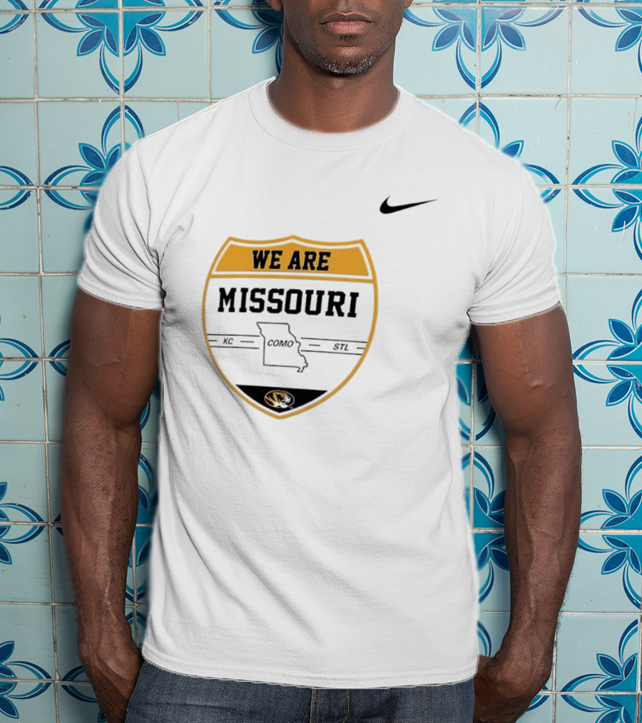 Missouri Tigers We Are KC COMO STL Shield Nike T-Shirt