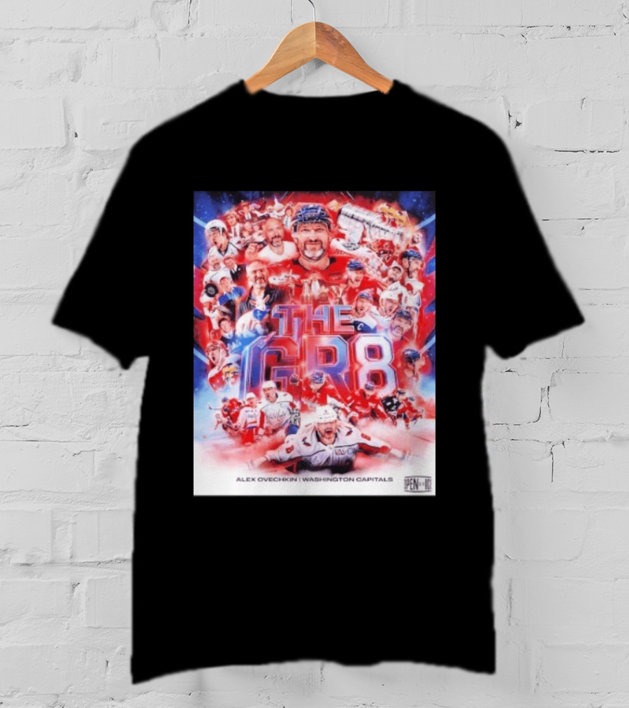 Alex Ovechkin The Gr8 Washington Capitals Open Ice Champions T-Shirt