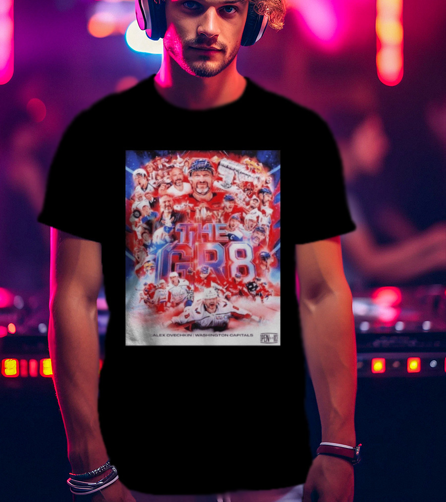 Alex Ovechkin The Gr8 Washington Capitals Open Ice Champions T-Shirt