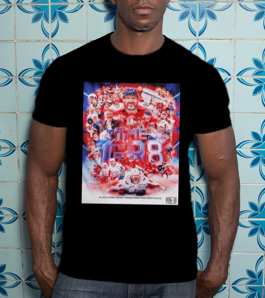 Alex Ovechkin The Gr8 Washington Capitals Open Ice Champions T-Shirt