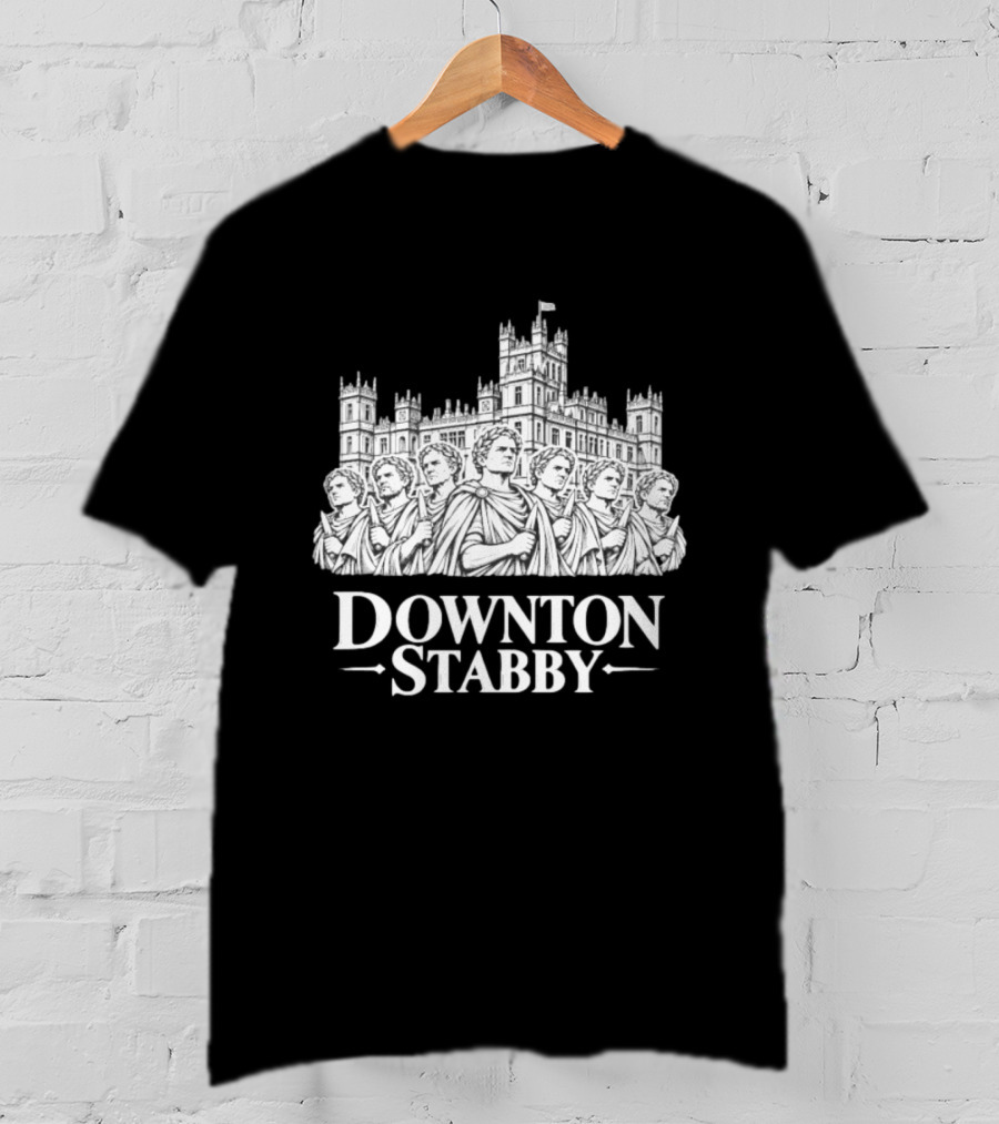 Roman Downton Stabby Julius Caesar Assassins Ancient Rome T-Shirt