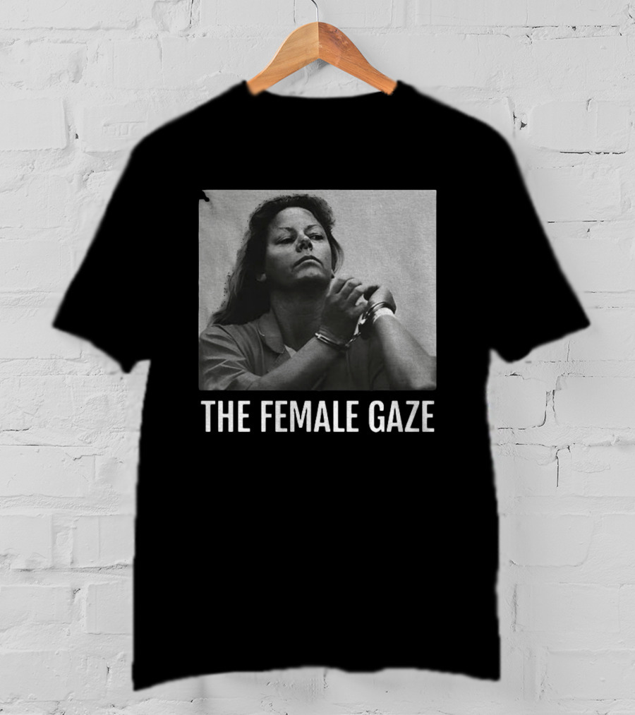 The Female Gaze Aileen Wuornos Handcuffed Monochrome T-Shirt
