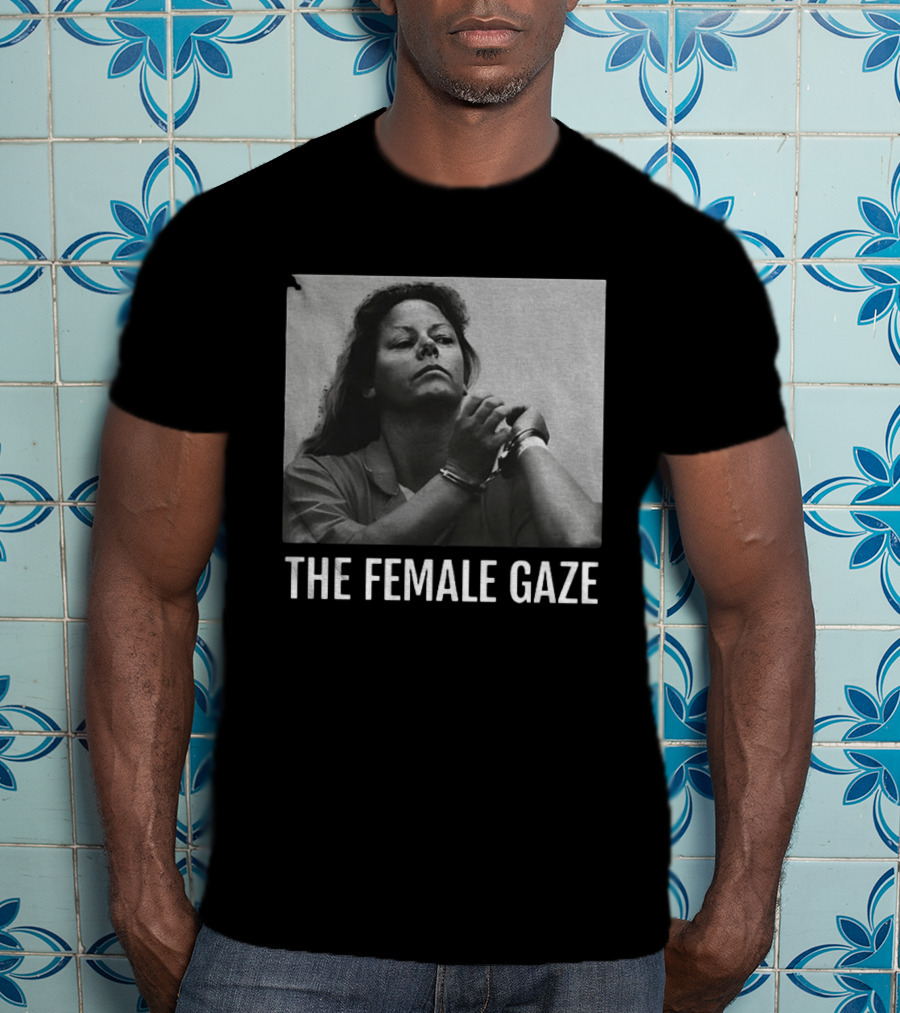 The Female Gaze Aileen Wuornos Handcuffed Monochrome T-Shirt