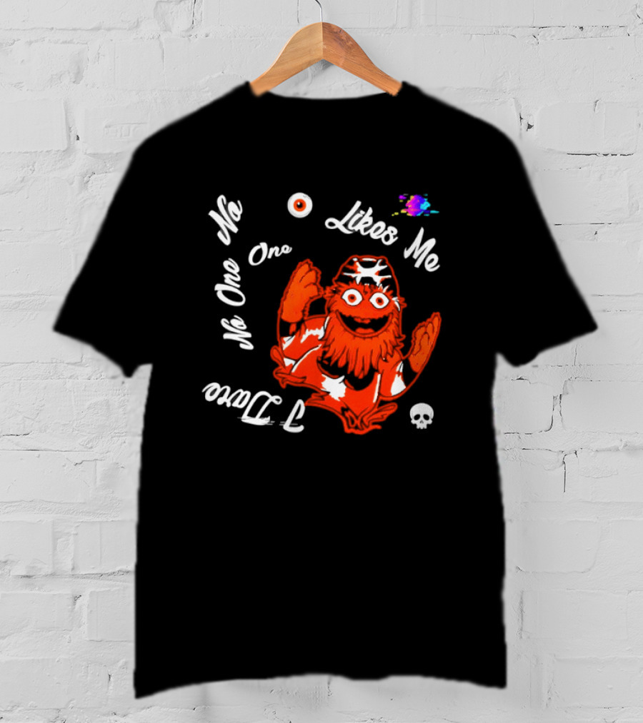 Gritty Philadelphia Flyers No One Likes Me 2026 T-Shirt