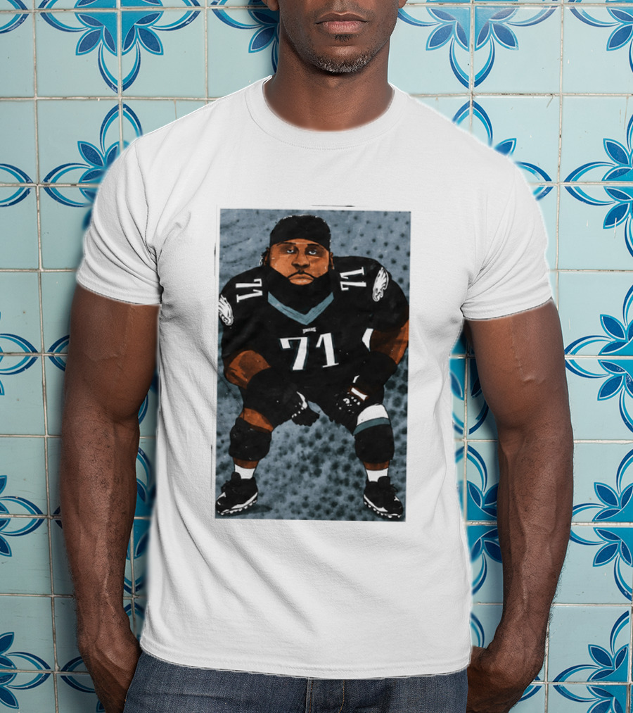 Lane Johnson Jason Peters Philadelphia Eagles Number 71 Football Player T-Shirt