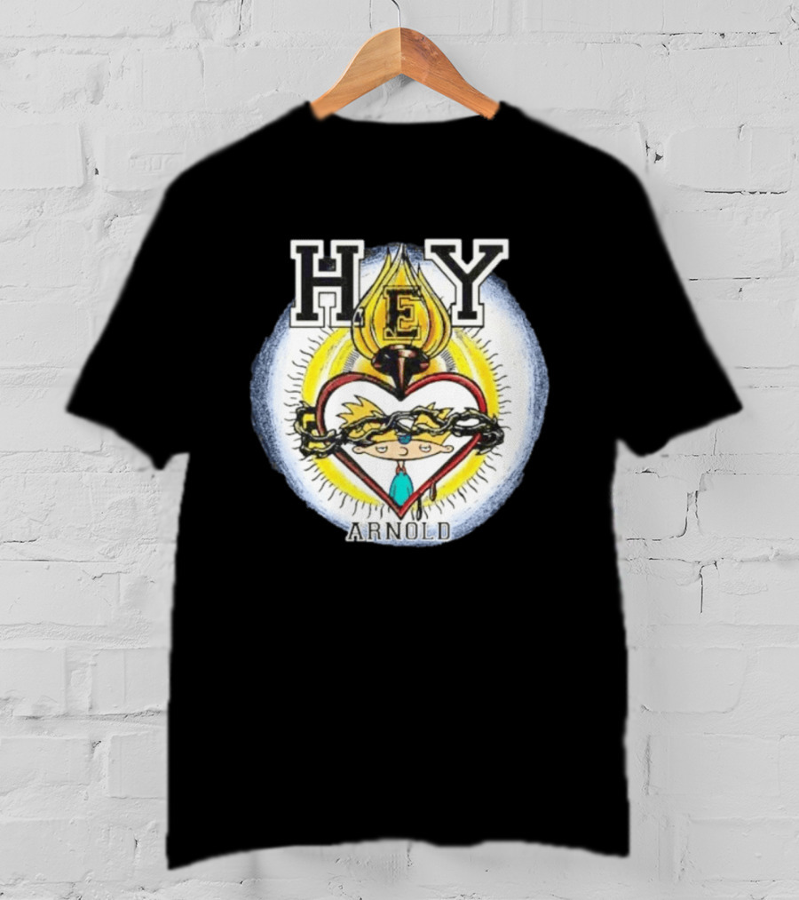Hey Arnold Sacred Heart Nickelodeon Bootleg T-Shirt