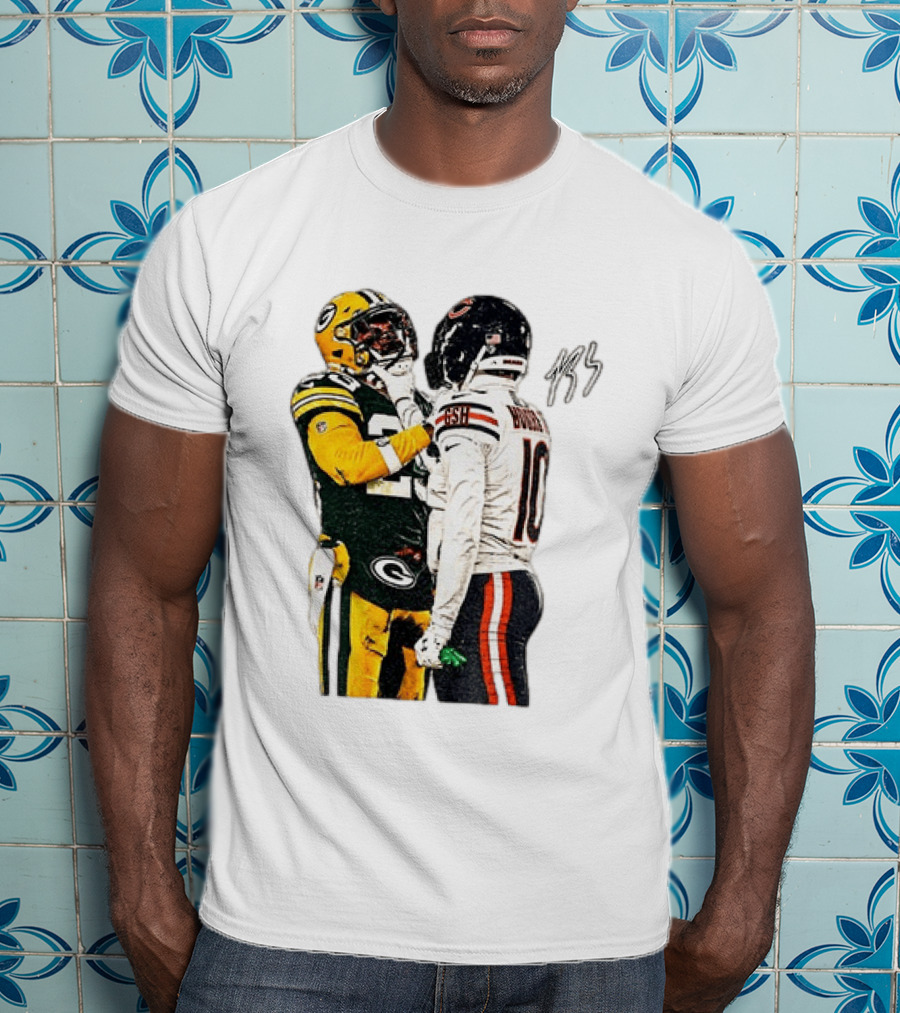 Luther Burden III Packers Bears Football Rivalry T-Shirt