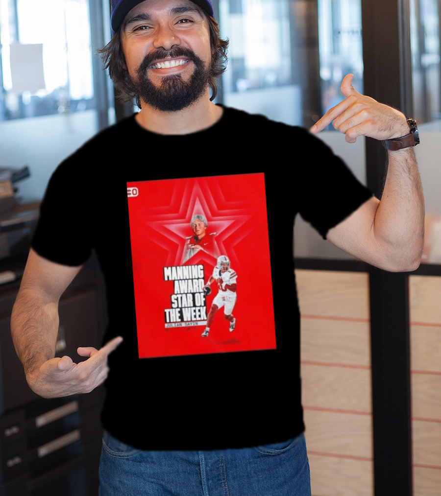Manning Award Star Of The Week Julian Sayin Ohio State Buckeyes T-Shirt