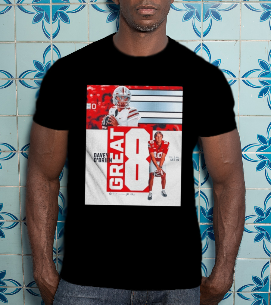 Ohio State Buckeyes Great 8 Julian Sayin Davey O'Brien Award T-Shirt