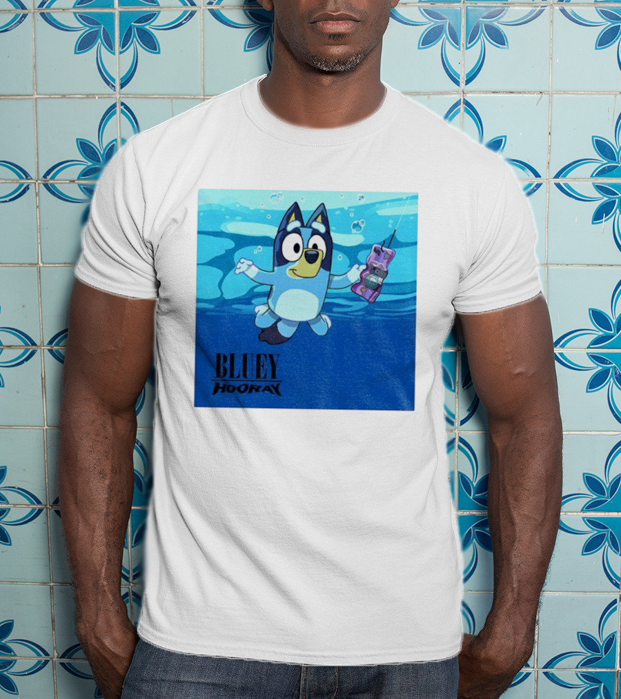 Bluey Hooray Nirvana Nevermind T-Shirt