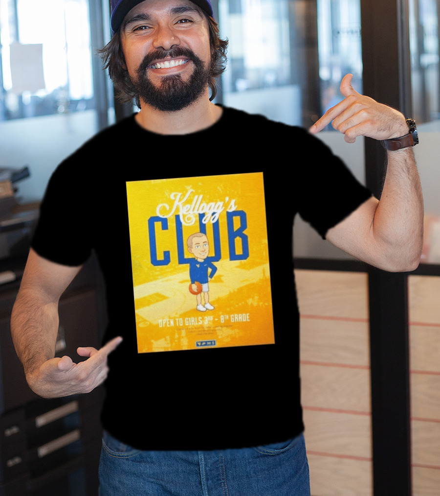 Kellogg's Club West Virginia University Basketball Clinic Open To Girls Grades 3 To 8 T-Shirt