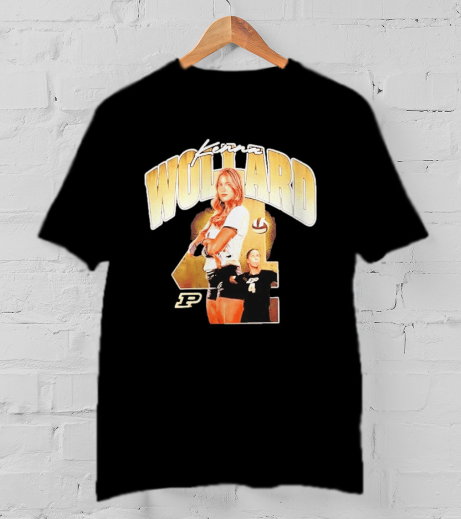 Kenna Wollard Purdue Boilermakers Volleyball NCAA Athlete Number 4 P T-Shirt