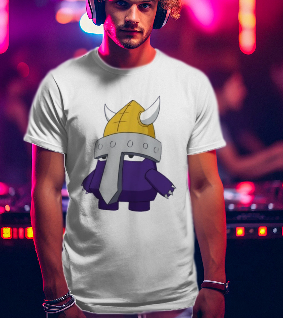 Minnesota Vikings Pokemon Mashup Viking Helmet T-Shirt