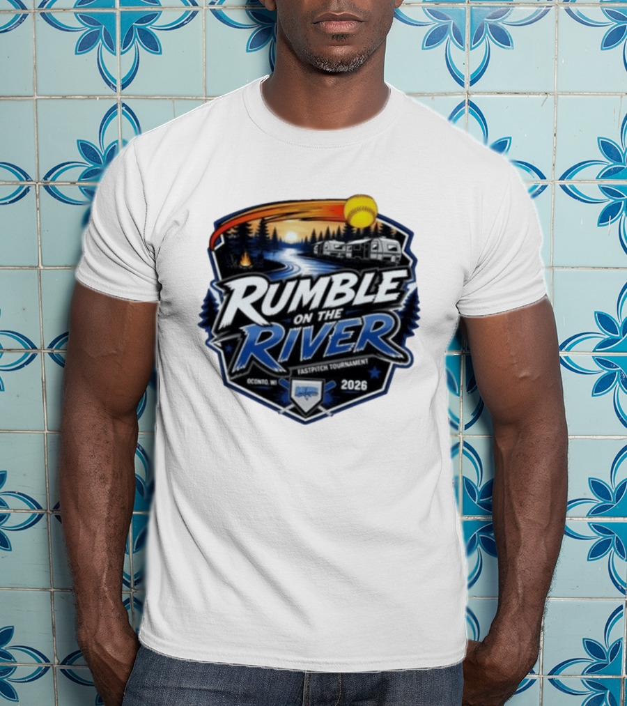 Rumble On The River Fastpitch Tournament Oconto WI 2026 T-Shirt