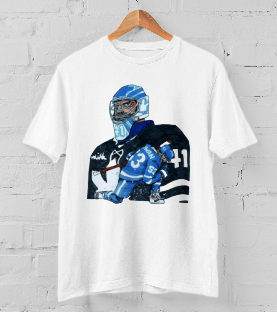 Cowan 53 Toronto Hockey Game 2 BrianBeLeafs Goalie Art 41 T-Shirt