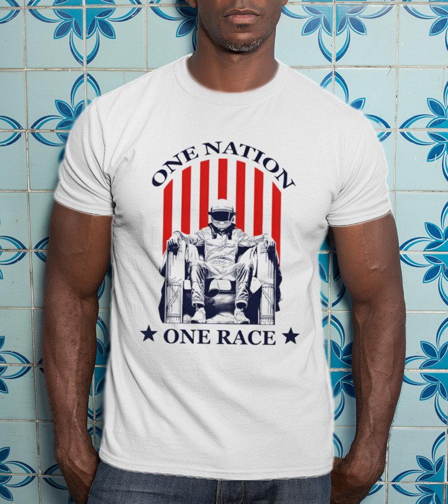 One Nation One Race Racer X IndyCar Washington DC T-Shirt