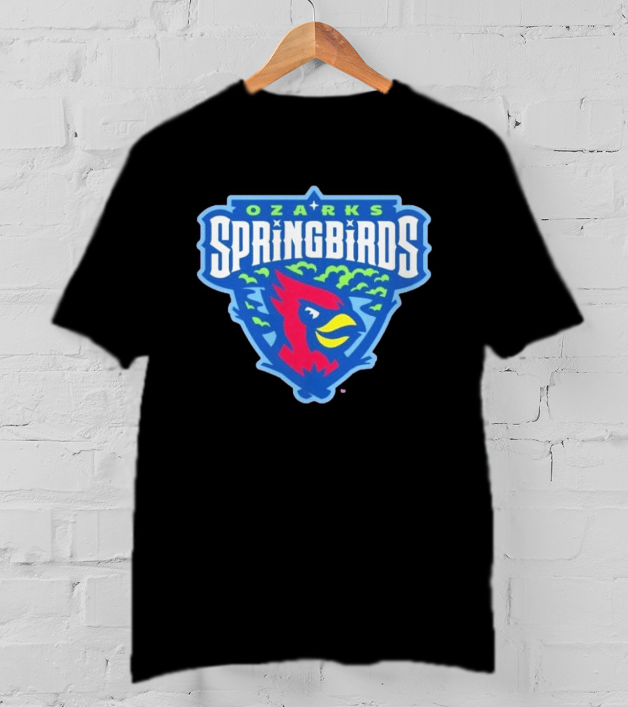 Ozarks Springbirds Baseball Cardinal Iconic Team T-Shirt