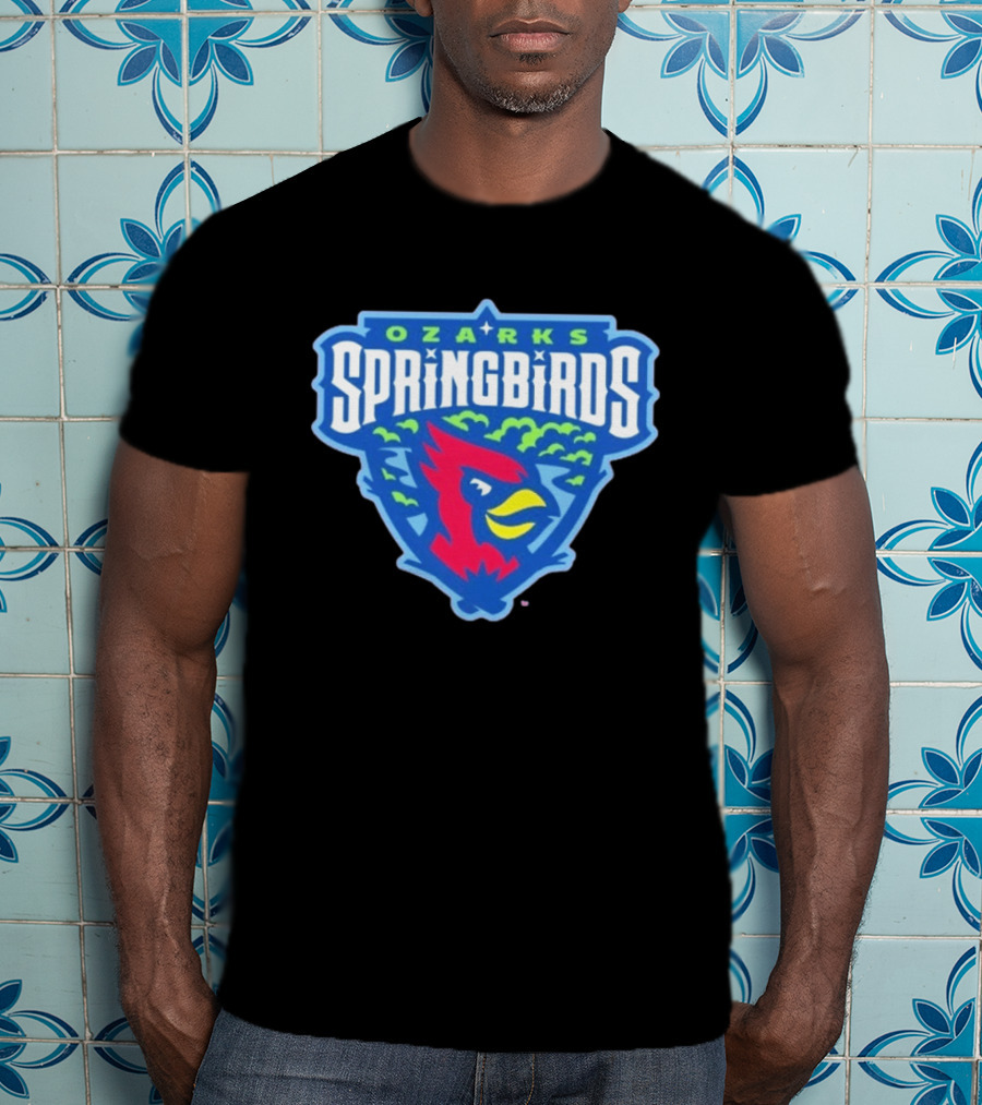 Ozarks Springbirds Baseball Cardinal Iconic Team T-Shirt