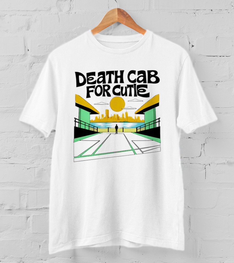 Death Cab For Cutie Skyline Indie Rock City Sunset T-Shirt
