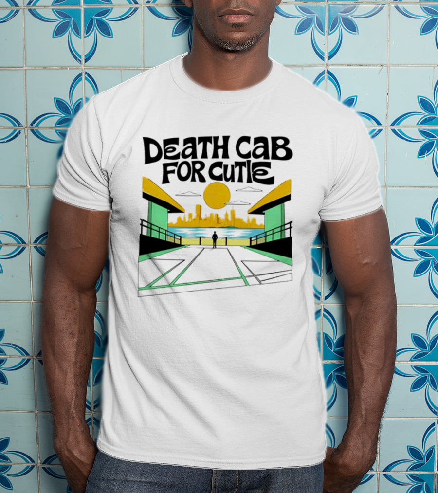 Death Cab For Cutie Skyline Indie Rock City Sunset T-Shirt