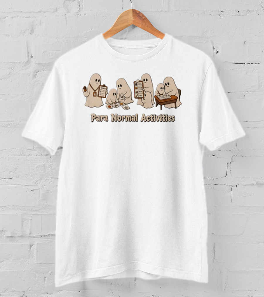 Para Normal Activities Ghost Group Halloween 2026 T-Shirt