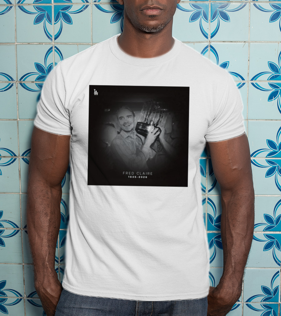LA Dodgers Fred Claire 1935 2026 Commemoration T-Shirt