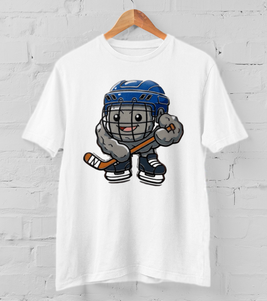 Stonjourner St Louis Blues NHL Pokemon Cartoon Hockey Player T-Shirt