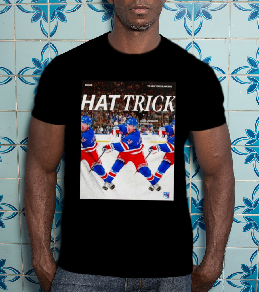 Alexis Lafrenière Hat Trick NY Rangers Vs New York Islanders 10.06.23 Forward T-Shirt
